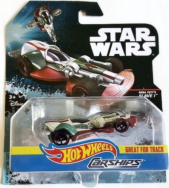 Mattel star wars hotwheels auto boba fett apos;s slave 1
