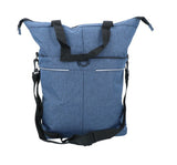 Dresco enkele fietstas en shopper 18 liter blauw