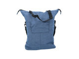 Dresco enkele fietstas en shopper 18 liter blauw
