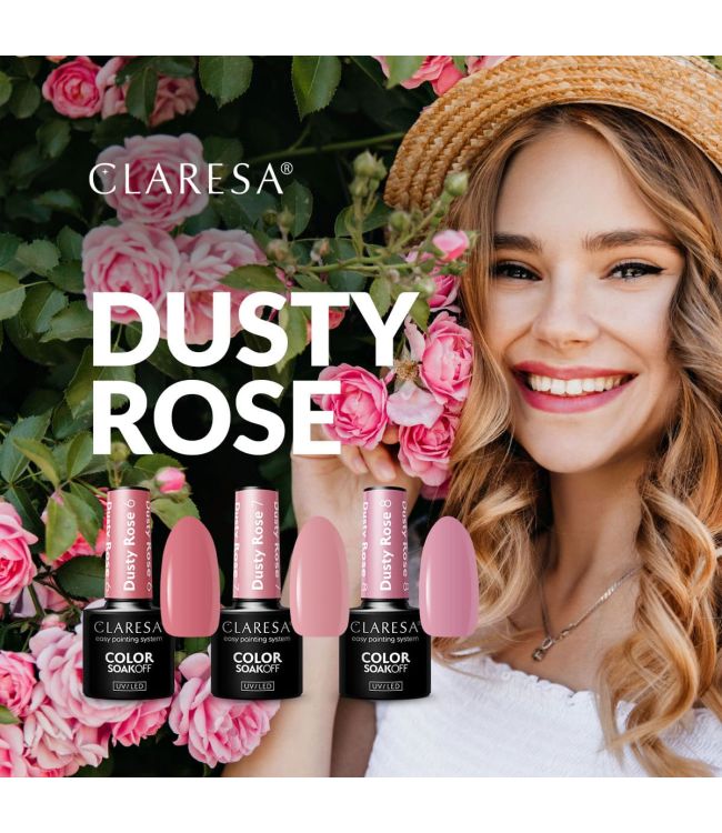 Claresa uv led gellak 5ml dusty rose 7
