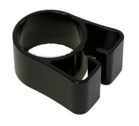 Kgs gazelle a-head balhoofd spacer 20mm 1 1 8 met kabelhouder zwart