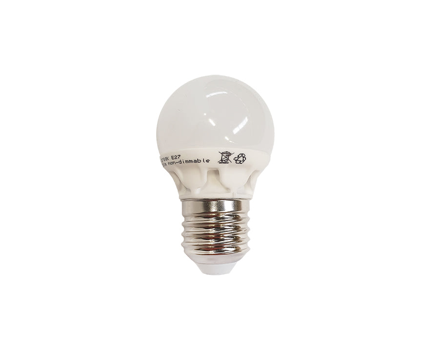 Ecosavers ledlamp - e27 - 500 lm - kogel - mat
