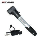 Edge tyfoon mini fietspomp 8 bar 116 psi zwart grijs