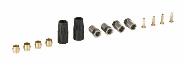 Hydraulische onderdelenkit 1 M8 + M8 RVS voor