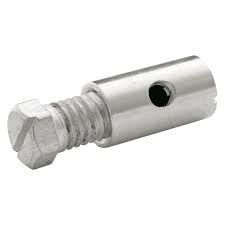Pot elvedes schroefnippels 8x15mm messing (p25)