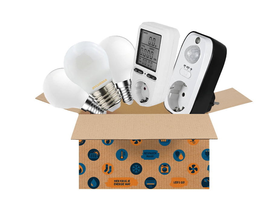 Energiebespaarbox - medium - stroom - af