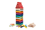 Dorjee Bouwplankjes set van 200 stuks multicolor