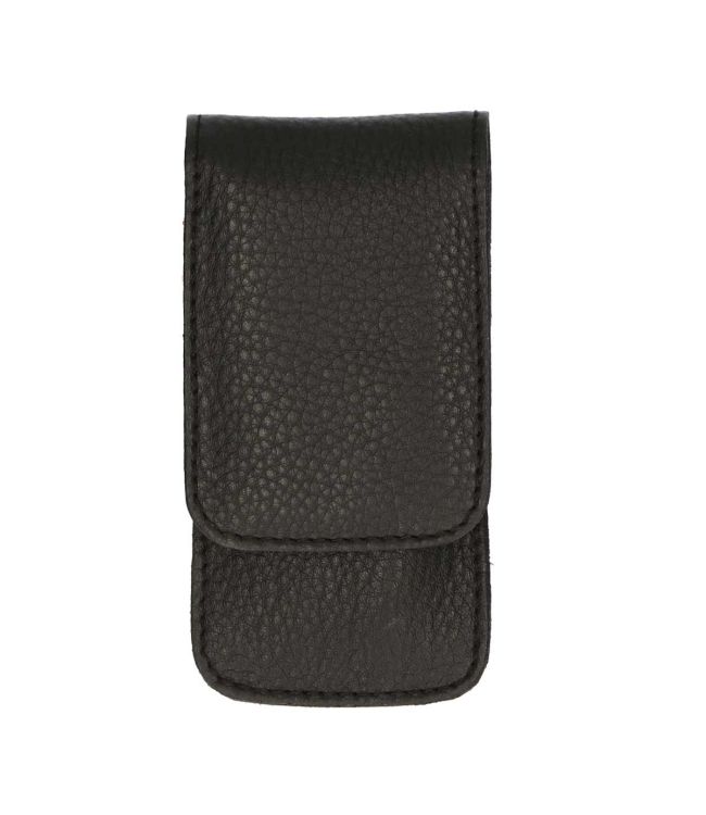 Erbe solingen 3-delige manicure etui met drukknoopsluiting zwart (erbe9018)