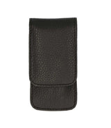 Erbe solingen 3-delige manicure etui met drukknoopsluiting zwart (erbe9018)