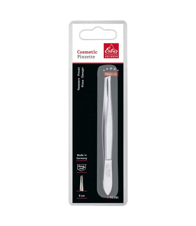 Erbe solingen pincet schuin 9 cm (erbe92381)