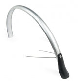 spatbordenset Snello 28 inch 46 mm kunststof zilver