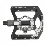klikpedaal Exustar MTB 9 16 inch zwart set