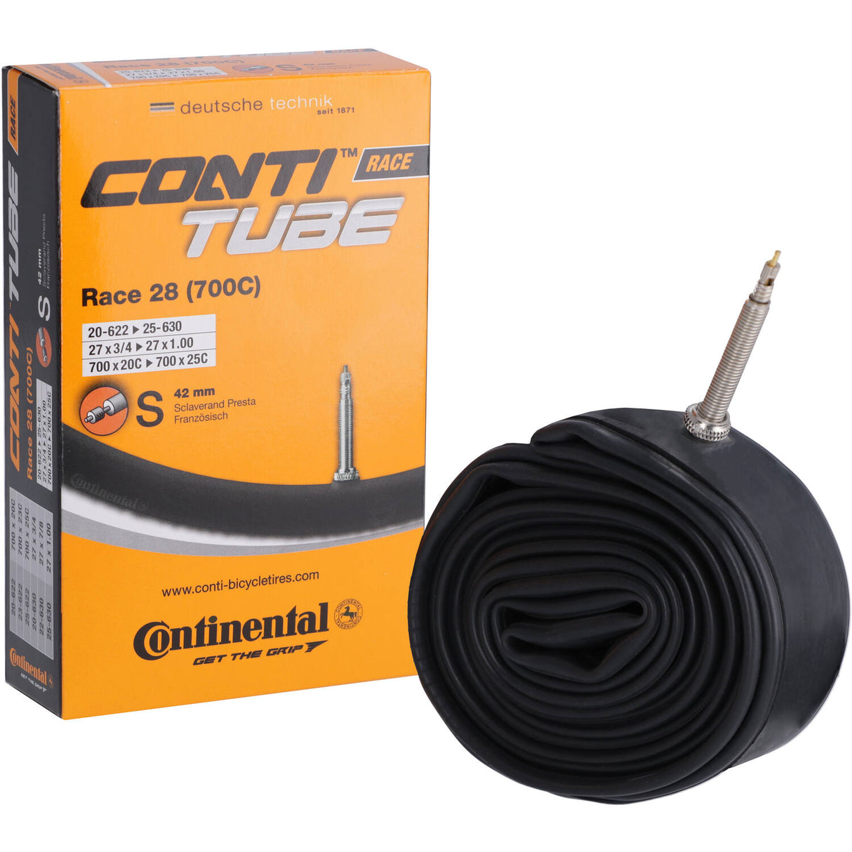 Continental Binnenband sv15 28 inch race 18 25-622 sv 42 mm doosje