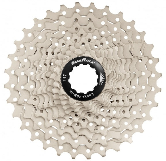 SunRace csrs3 cassette 11 speed 11-28t. zilver metallic in box