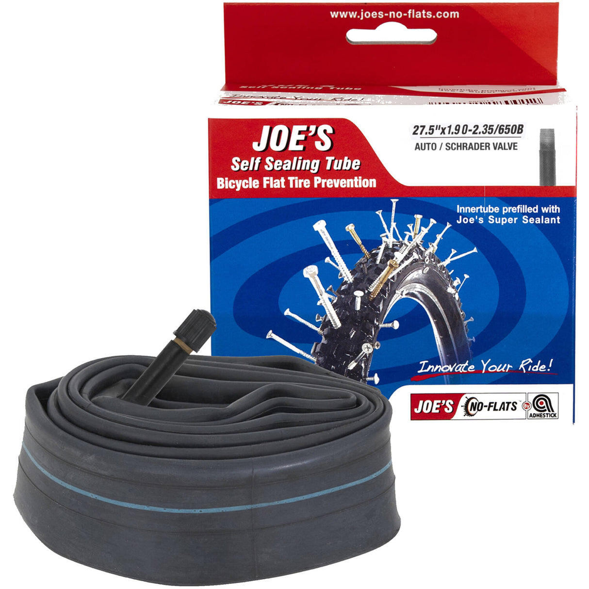 Joe's no flats Binnenband self sealing tube av 27.5x1.90-2.35 (mtb)