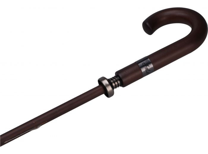Falcone Golfparaplu met Handopening Ø 130 cm Zwart