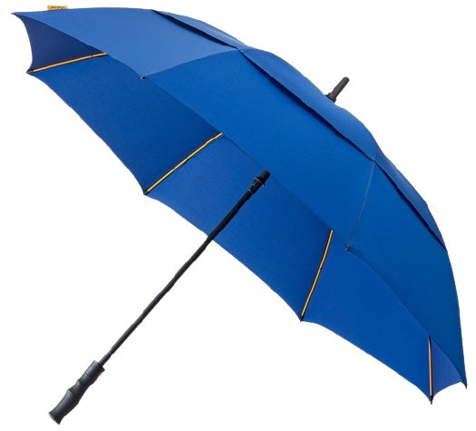 Falcone Golfparaplu windproof 130 cm polyester blauw