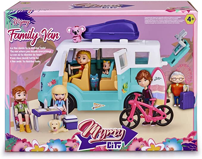 Famosa mymy city family van, caravan met heel veel accessoires