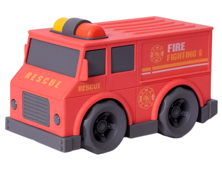 Bio speelgoed bioplastic brandweerwagen