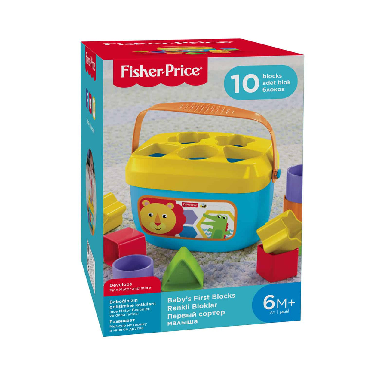 Cilgro fisher price baby apos;s eerste blokken met vormenstoof