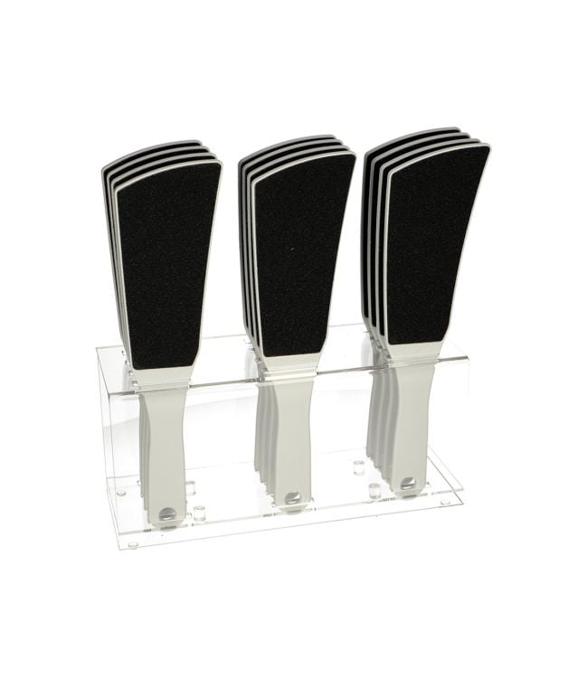 Face nail voetvijl xl wit display 12 stuks