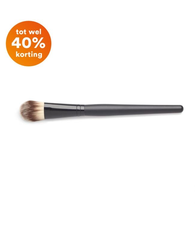 Face nail foundation brush zwart blond zonder blister