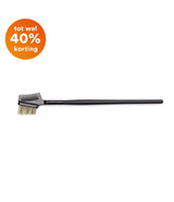Face nail wenkbrauwkam borstel zwart zonder blister