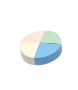Face nail 4x make up spons meerkleurig zonder blister