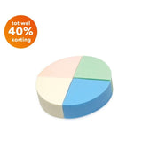 Face nail 4x make up spons meerkleurig zonder blister