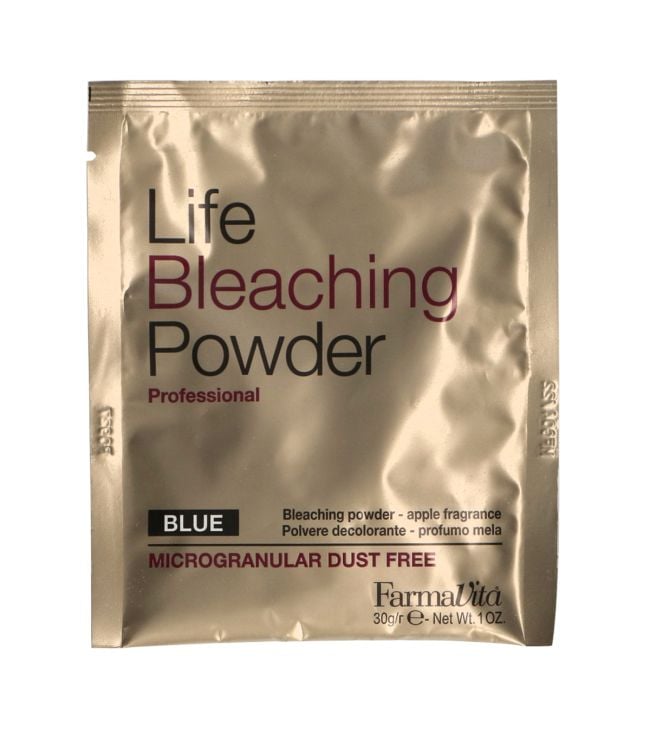 Farmavita life blondeerpoeder stuifvrij blauw sachet 30gr