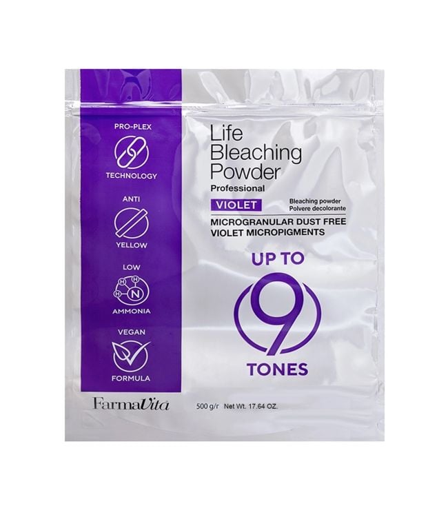 Farmavita life blondeerpoeder violet 9 pro-plex 500gr.