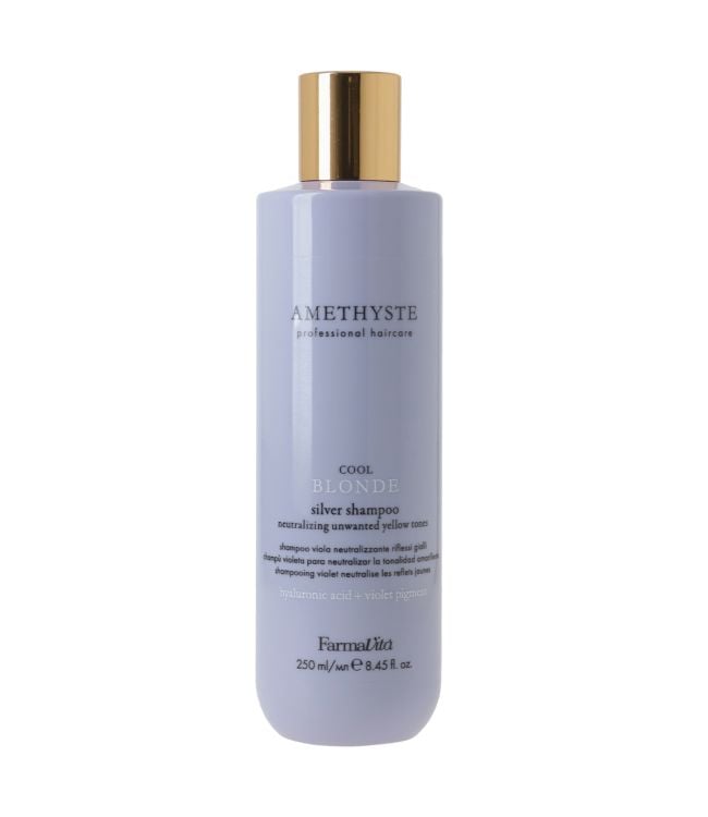 Farmavita amethyste cool blonde silver shampoo 250ml