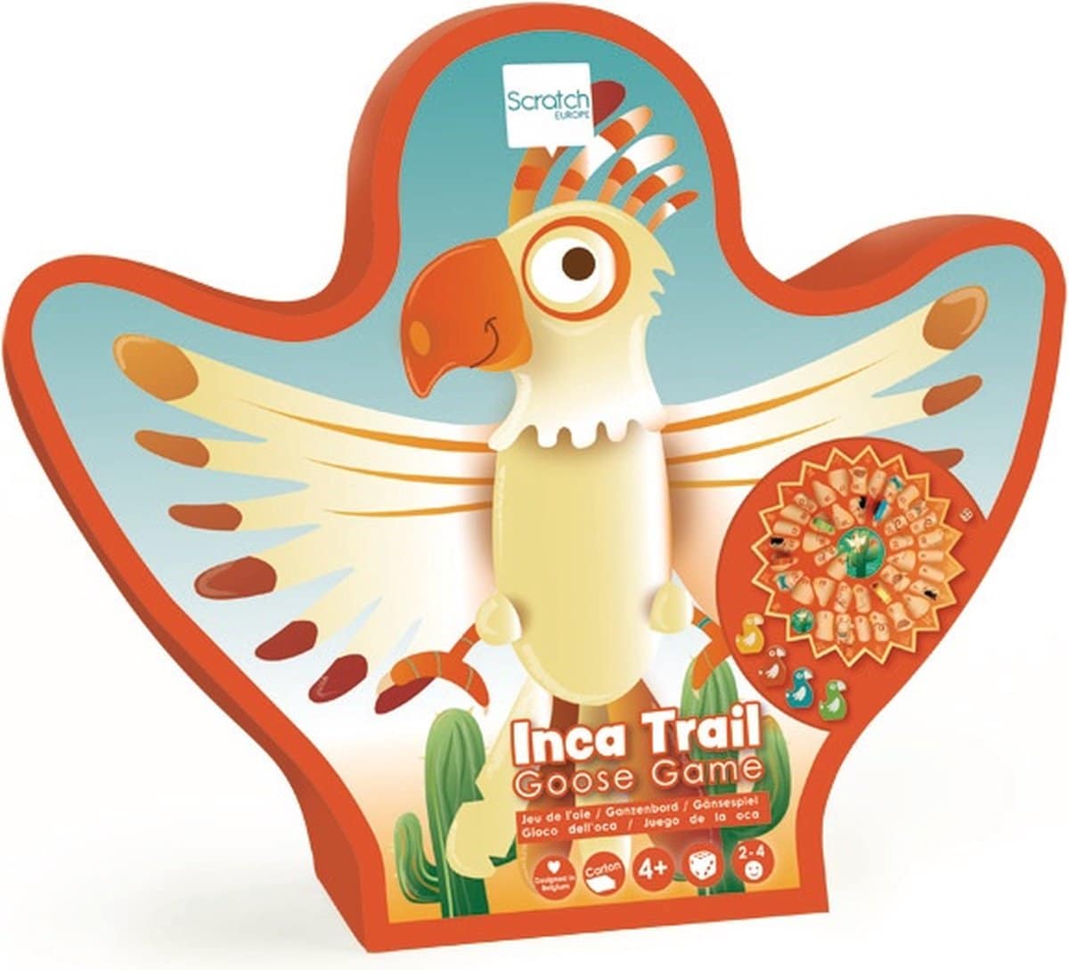 Dam goose game, ganzenbordspel in mooie cadeau doos