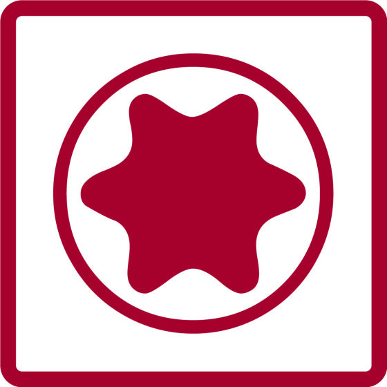 Gedore red Torx sleutelset (T10-50) kort 9-delig