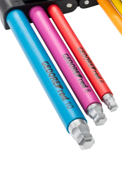 Gedore red Inbussleutelset (1,5-10 mm) 9-delig multicolour