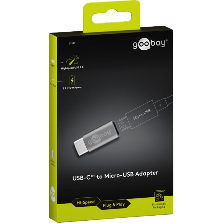 Goobay USB-C naar Micro-USB Adapter