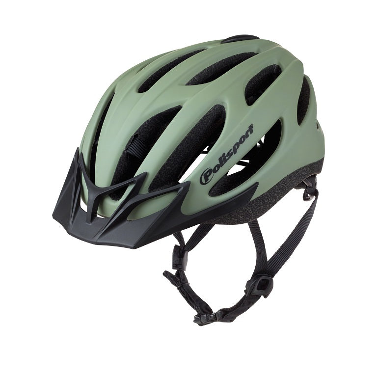 Polisport mtb helm sport-flow l 58-62cm mat groen