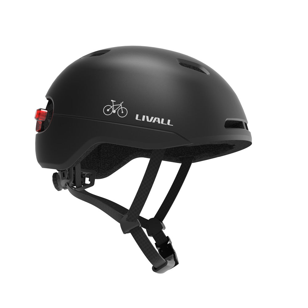Livall c21 smart fiets helm medium 52-56 cm - geschikt voor speed pedelec snorfiets - sos functie - remlicht