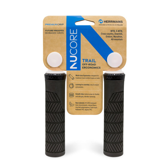 Sturmeyarcher nucore trail wave handvatten 130 mm ø22 mm zwart