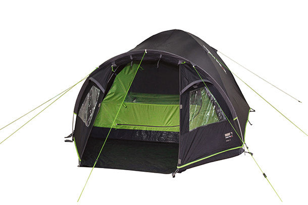 High peak Koepeltent Talos 3-persoons 330 x 180 x 120 cm zwart
