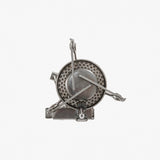 Highlander HPX 200 Gas Kooktoestel 10 cm Staal Zilver koper
