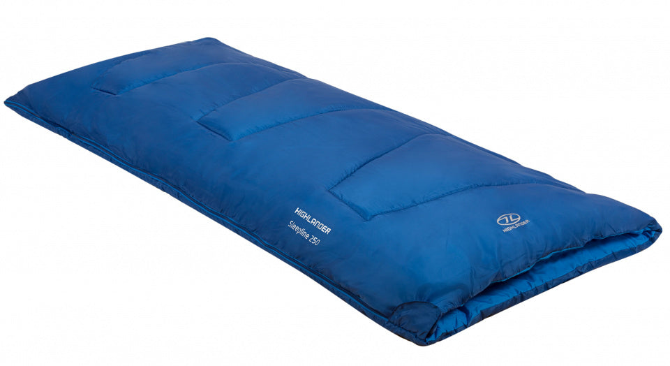 Highlander Sleepline 250 Slaapzak Envelop 195 cm Blauw