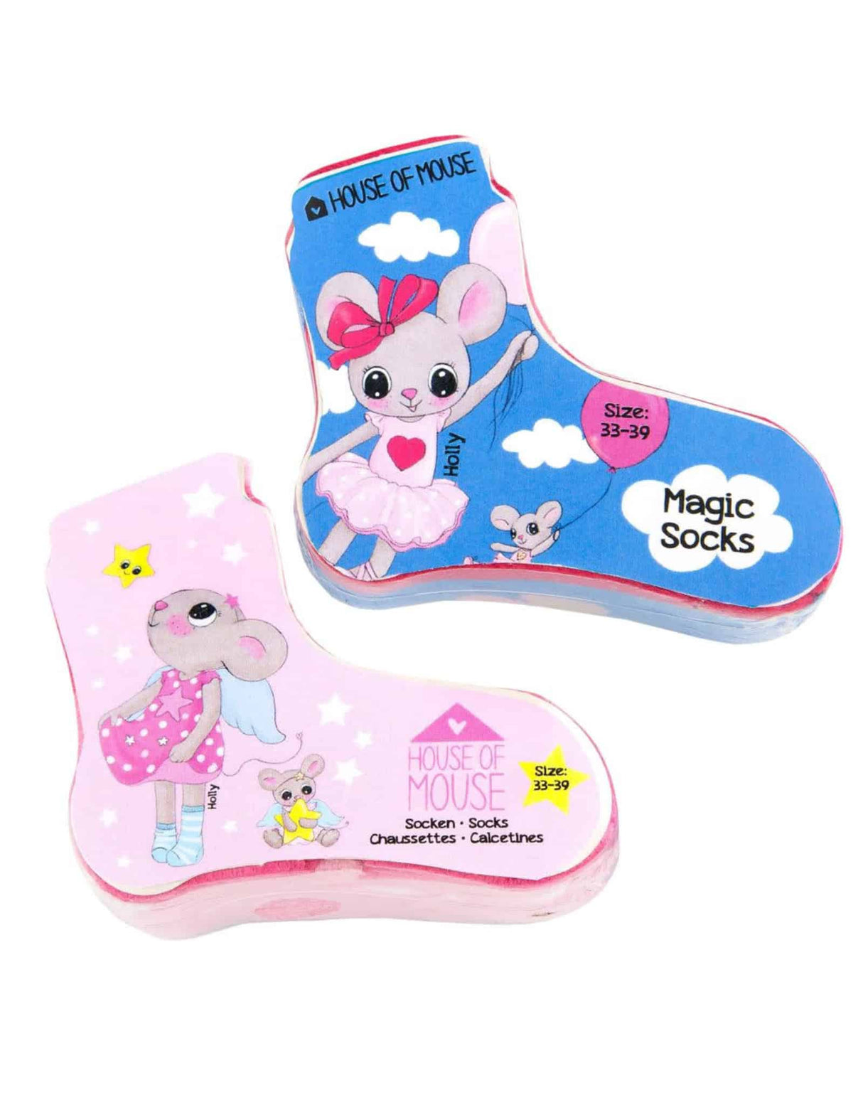 Van der doelen house of mouse magic sokken voor maat 33-39