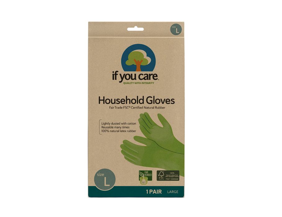 If you care huishoudhandschoenen - fsc rubber - l