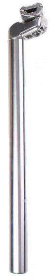 Zadelpen vast 27.4 x 350 mm aluminium zilver