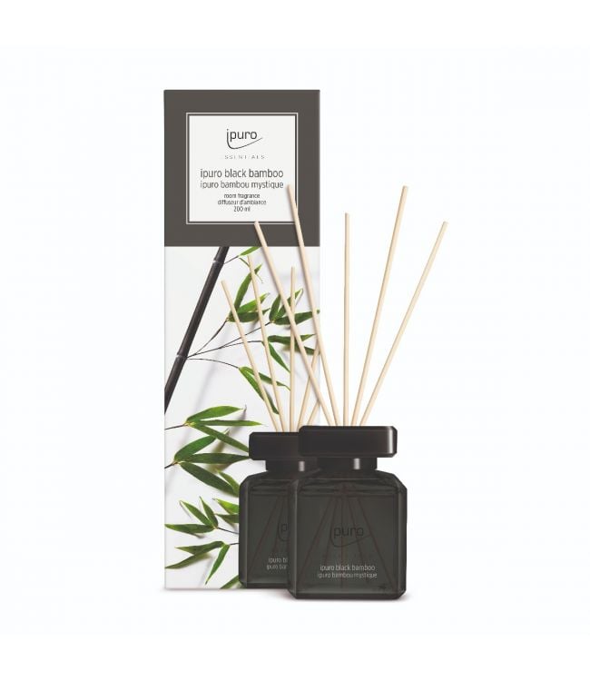Ipuro geurdiffuser black bamboo 200 ml