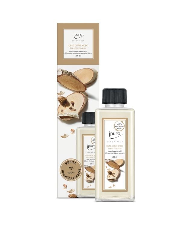 Ipuro geurdiffuser navulling cedar wood 200ml