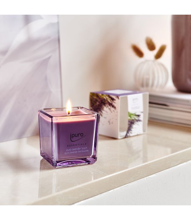 Ipuro geurkaars lavander touch 125gr.