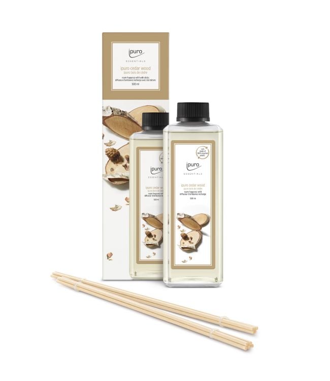 Ipuro geurdiffuser navulling cedar wood 500ml