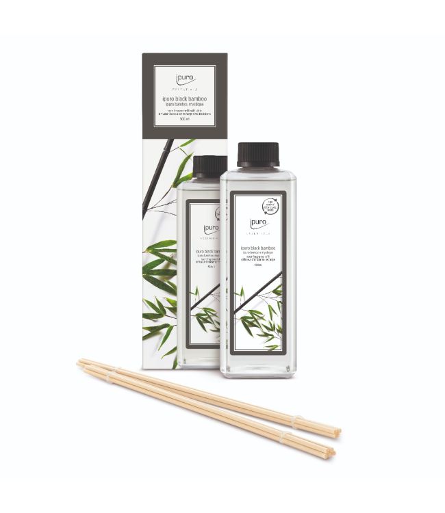 Ipuro geurdiffuser navulling black bamboo 500ml